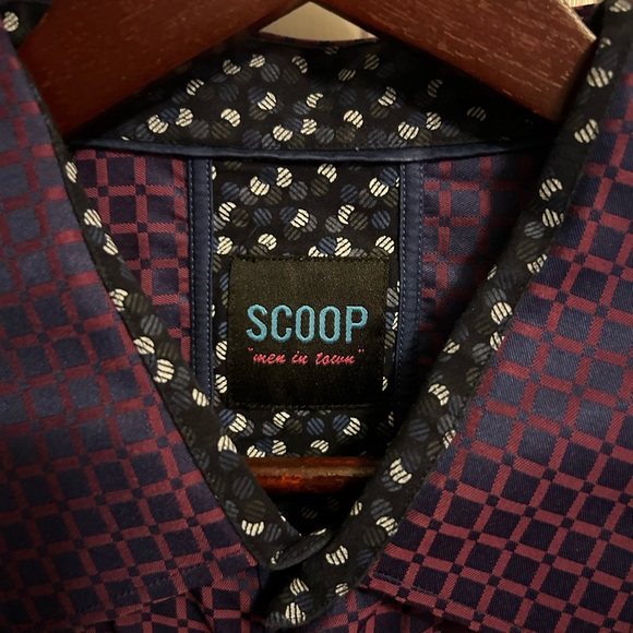 Scoop Men’s Dress Shirt - Purple - Picture 6 of 7